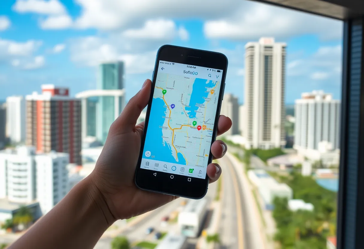 SoFloGO Mobile App Interface