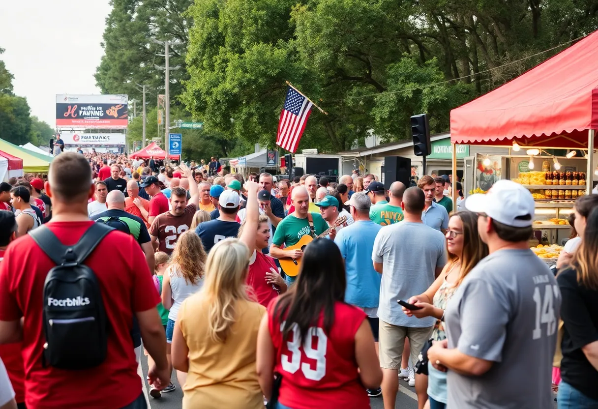 Community festival during Labor Day weekend in Tallahassee.