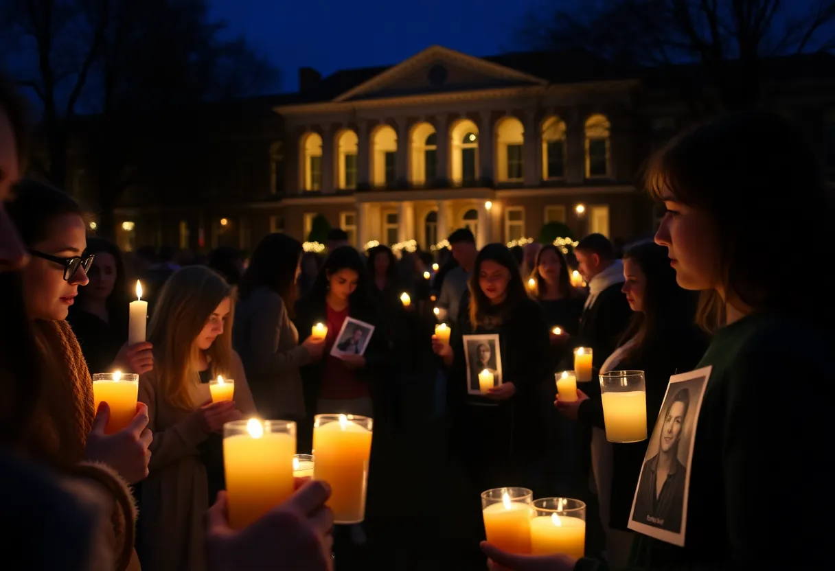 Candlelight Vigil for Charlie Kirk