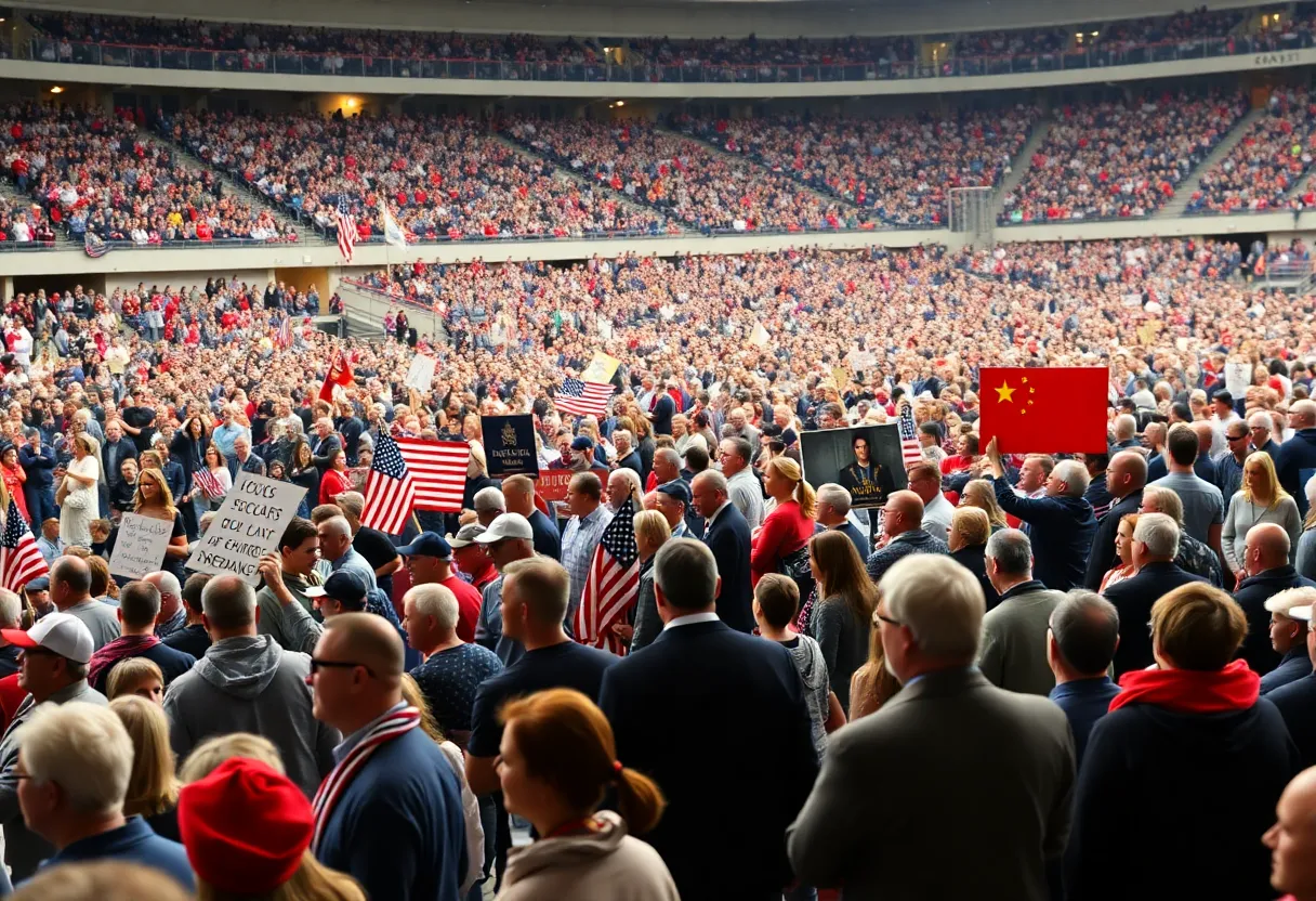 Memorial for Charlie Kirk in Glendale