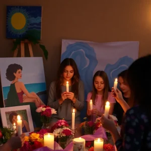 Community Vigil for Young Artist