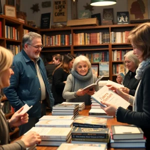 Book signing event for Finding Angels by Rhett DeVane