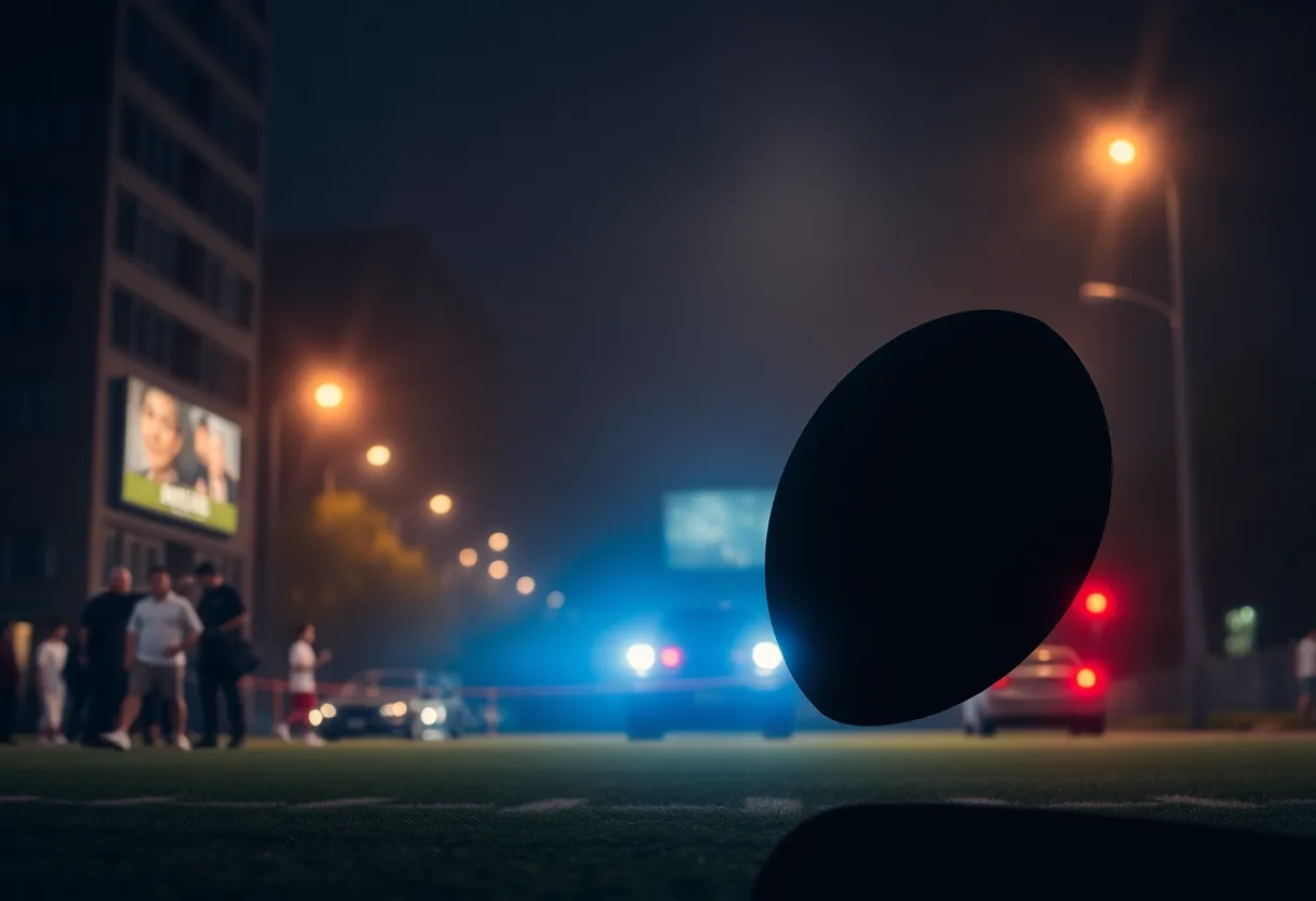 Florida State University football player shooting incident representation