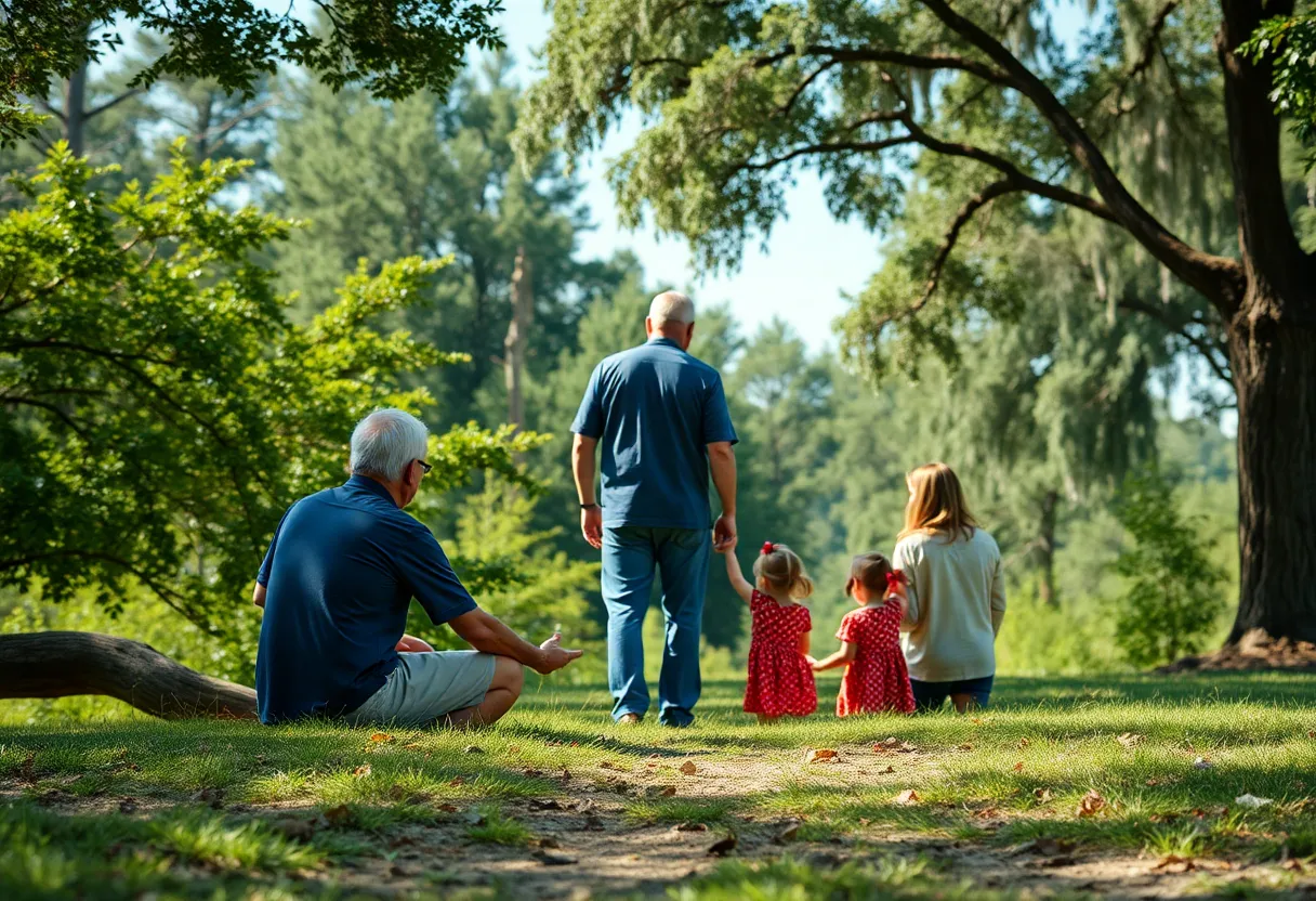 A serene tribute to a beloved family man from Tallahassee.