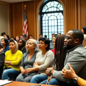 Tallahassee City Commission members discussing during a meeting