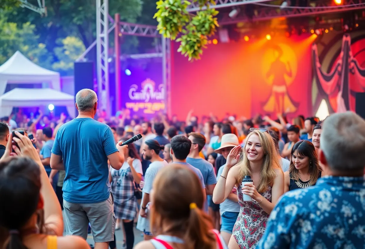 Community members enjoying live music at an outdoor concert in Tallahassee