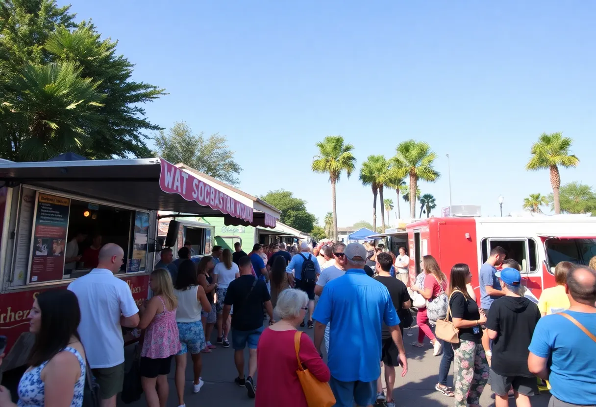 A lively community event in Tallahassee with sports and cultural activities.