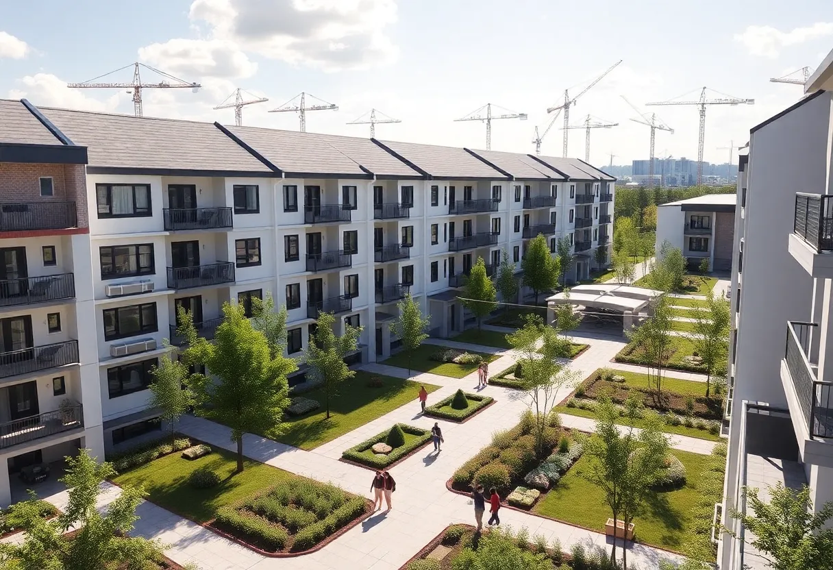 Conceptual image of new workforce housing in Tallahassee