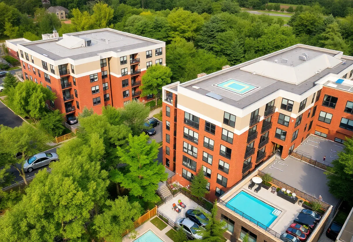 The Mark Tallahassee student housing community buildings