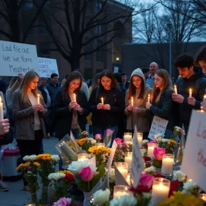 Vigil for Activist at University