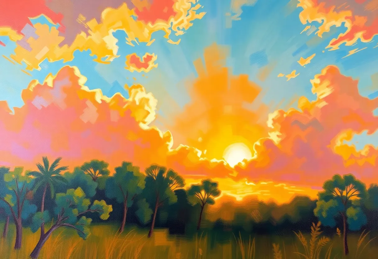 Landscape painting by Dean Gioia illustrating the natural beauty of Tallahassee
