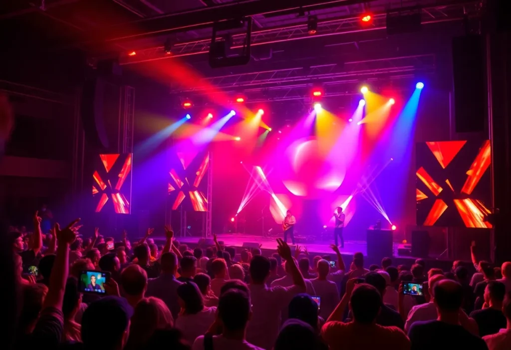 Fans enjoying Ethel Cain's concert during the Forever Tour