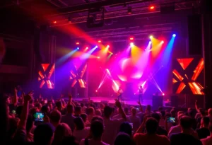 Fans enjoying Ethel Cain's concert during the Forever Tour