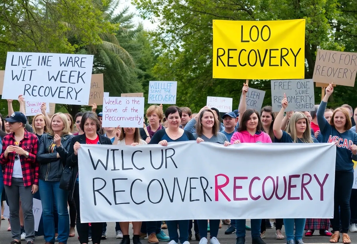 Community showing support for a recovering athlete