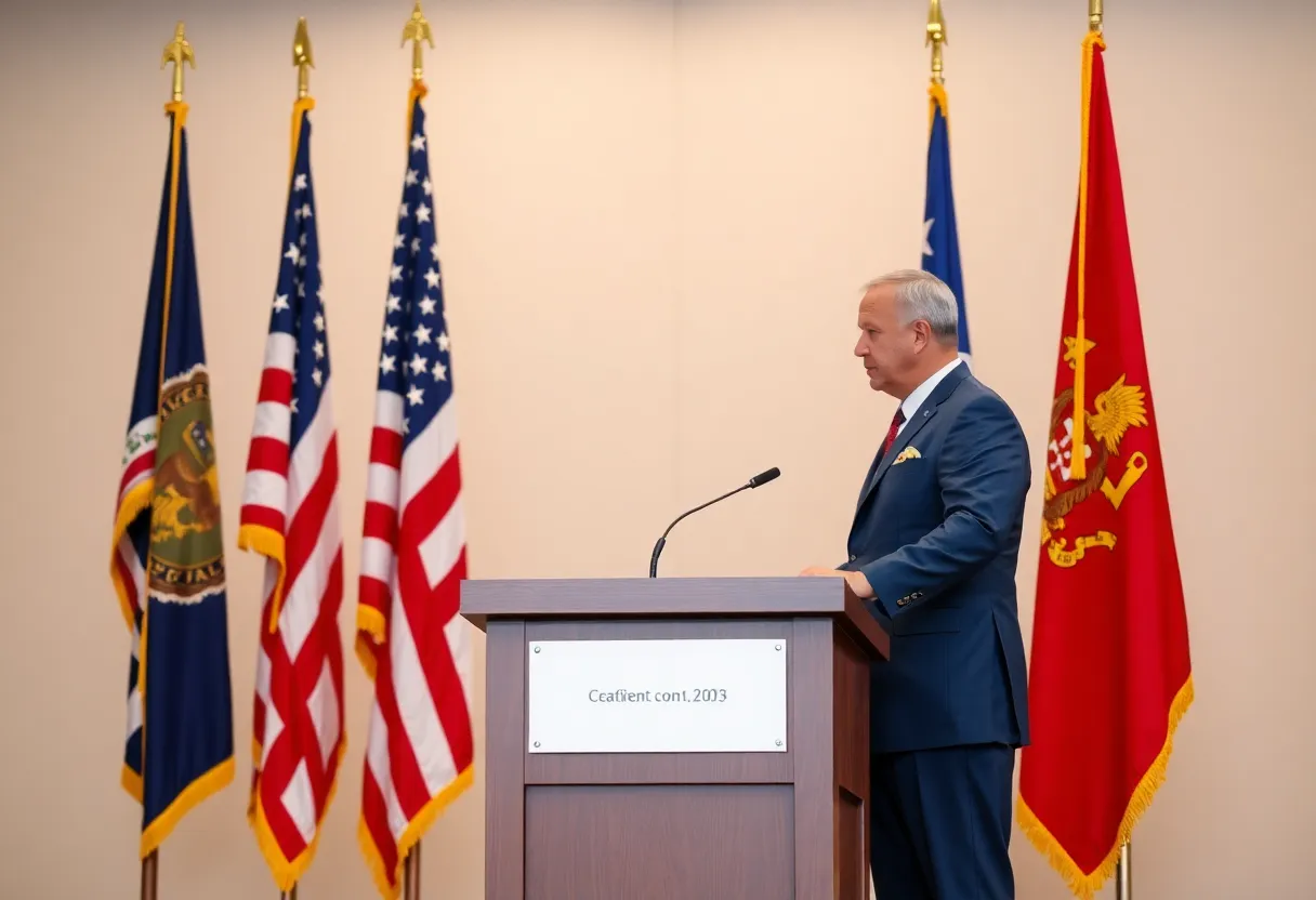 Ceremony for Medal of Freedom Award