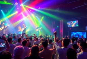 Crowd enjoying the Octronica 2 electronic music festival