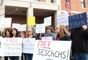Protest Support for Lee County Teachers