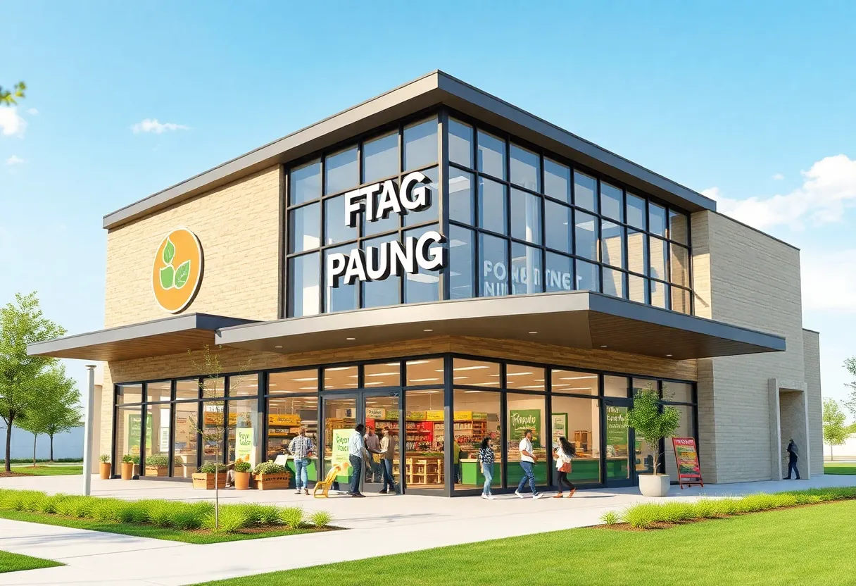 Newly constructed Impact Center for hunger relief