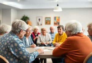 Seniors engaging in a community leadership program at the Tallahassee Senior Center