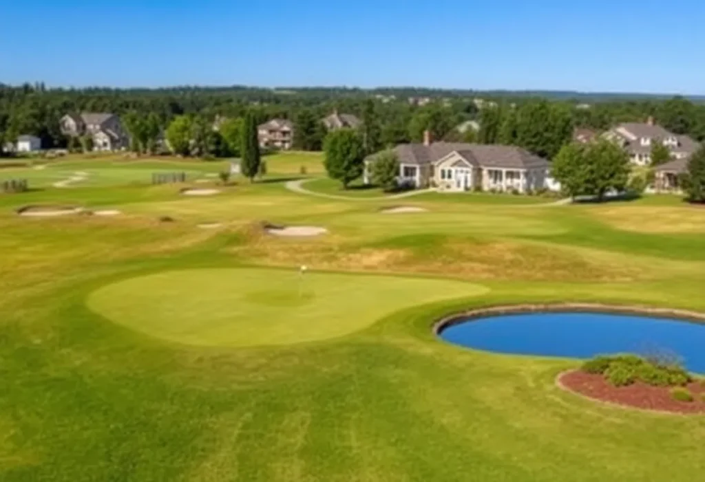 Scenic view of a golf course in Tallahassee