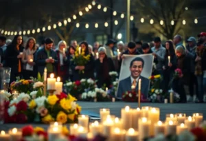 Vigil for a Fallen Public Figure