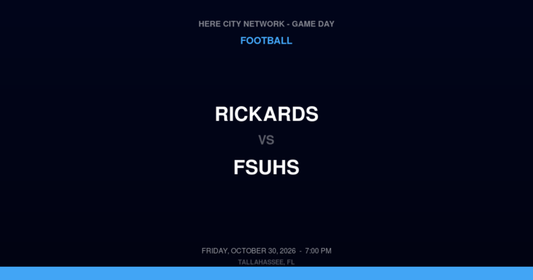 Rickards at FSUHS