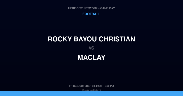 Rocky Bayou Christian 3, Maclay 61